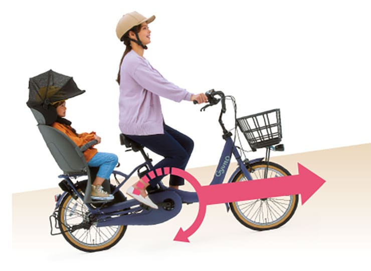 ギュット・クルームR・EX「BE-FRE035」20インチ 3人乗り対応 電動自転車 -26