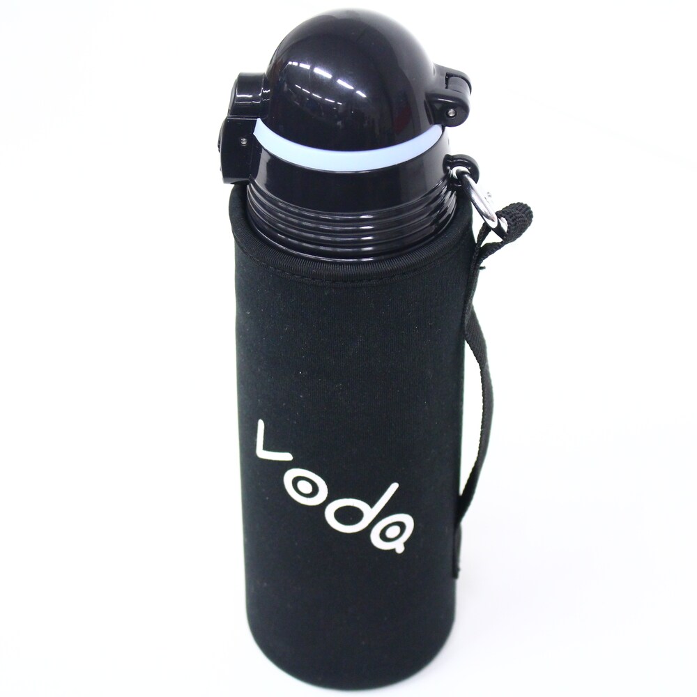 voda ステンレスサイクルボトル500 ポーチ付き 断熱二重構造保冷ボトル 容量:500ml
