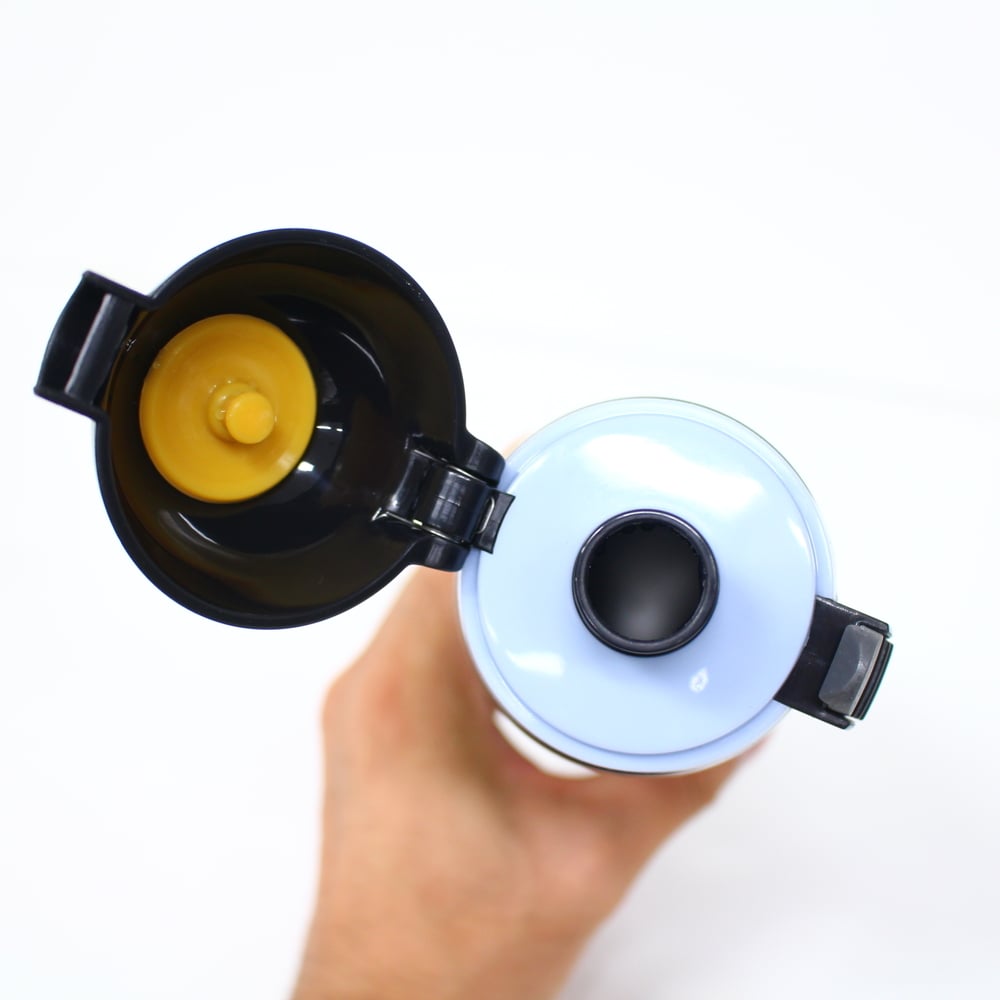 voda ステンレスサイクルボトル500 ポーチ付き 断熱二重構造保冷ボトル 容量:500ml