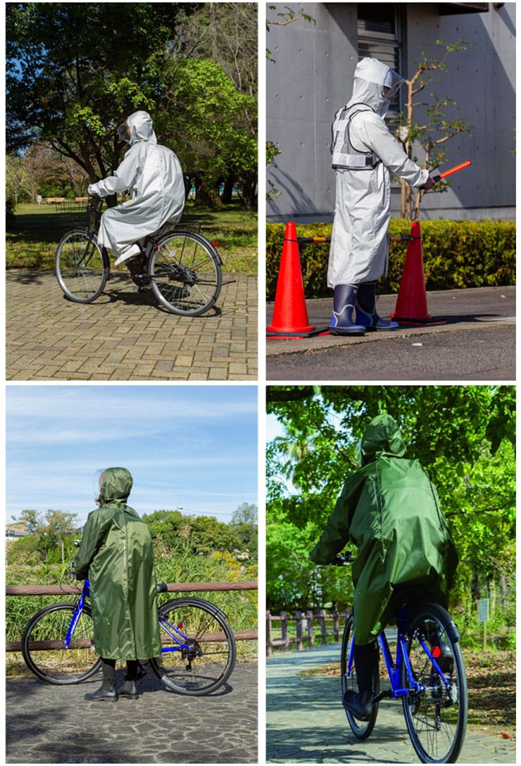 THE ROOTS リュックインレインコート ARG-211 レインウェア