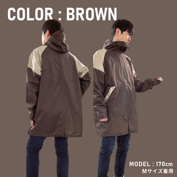 COVERS LOVERS 高性能 透湿防水レインコート メンズ レインウェア