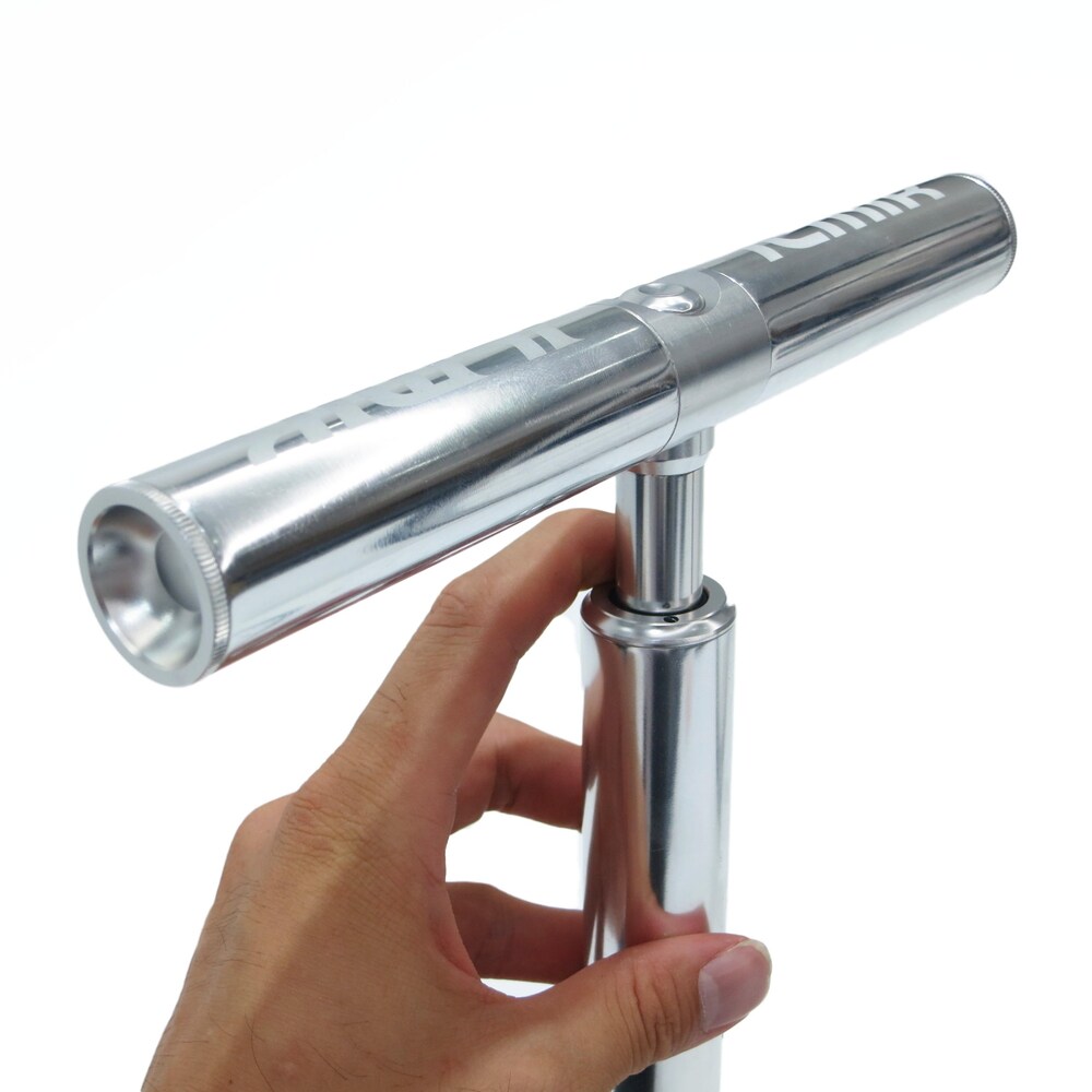 Valo-Travel ライフル型折りたたみ式フロアポンプ 米/仏式バルブ対応 収納ケース付属