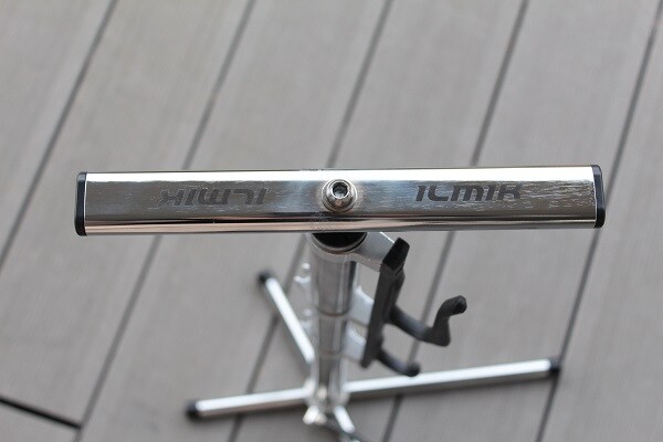 Koti-PS フロアポンプスタンド サイドディスプレイスタンド付きフロアポンプ 米/仏式バルブ対応