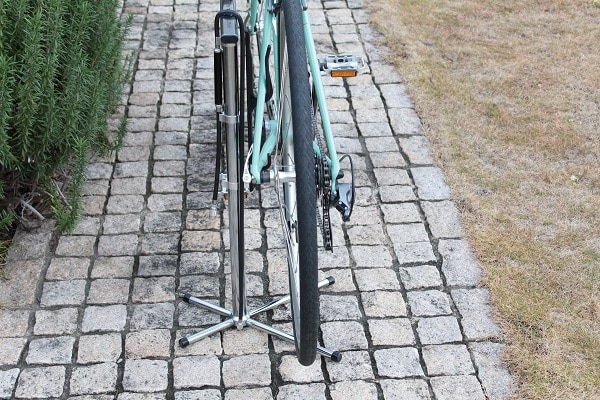 Koti-PS フロアポンプスタンド サイドディスプレイスタンド付きフロアポンプ 米/仏式バルブ対応