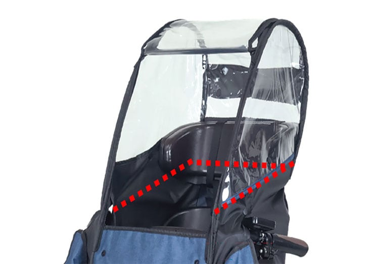 チャイルドシートカバー -Q フロント用 レインカバー