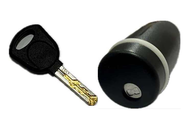 ワイヤーロック1200-Q カギ式 ワイヤー錠