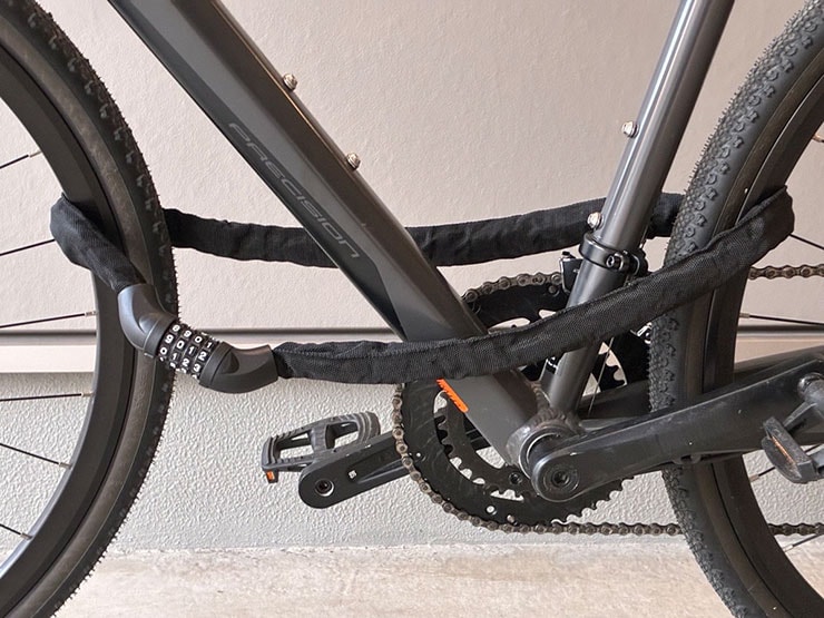 ダイヤルハードチェーンロック-Q 6x1200mm ワイヤー錠