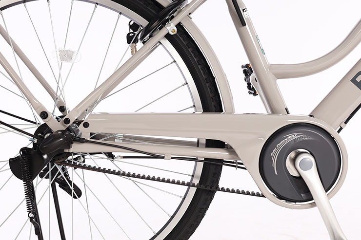 ボールドライン-Q 26インチ 3段変速 オートライト ベルトドライブ シティサイクル ママチャリ 自転車