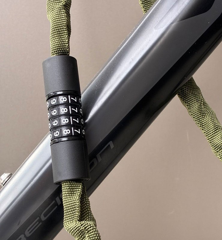 ダイヤルチェーンロック-Q 4x1200mm ワイヤー錠