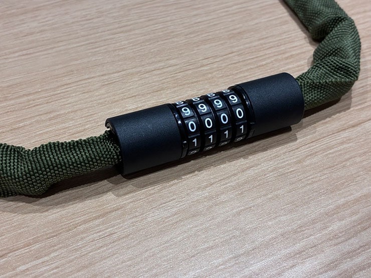 ダイヤルチェーンロック-Q 4x1200mm ワイヤー錠