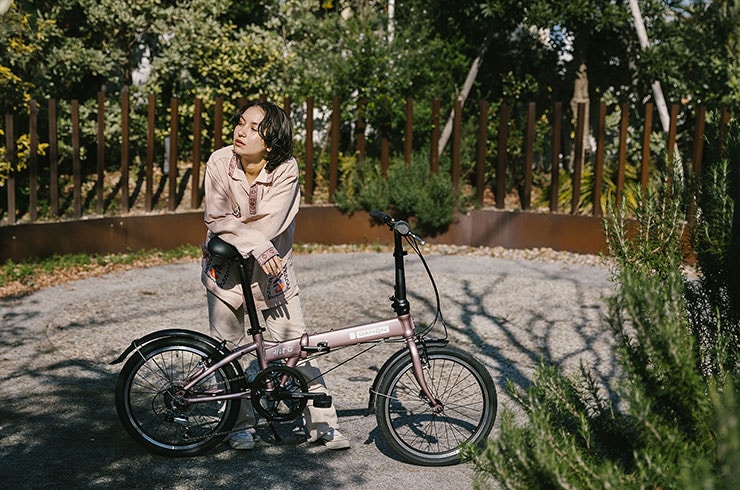 HIT(ヒット)20インチ 折りたたみ自転車 -26