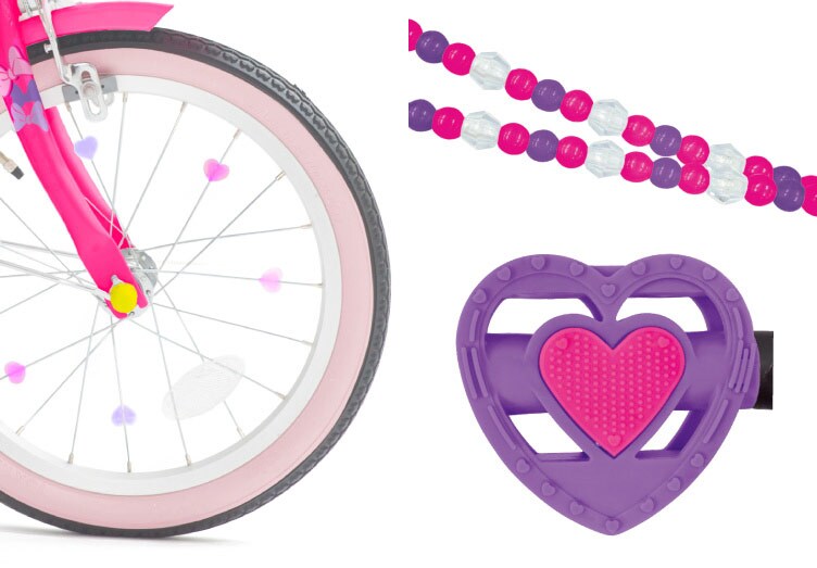 ミニーマウス ポッピンリボン18 自転車