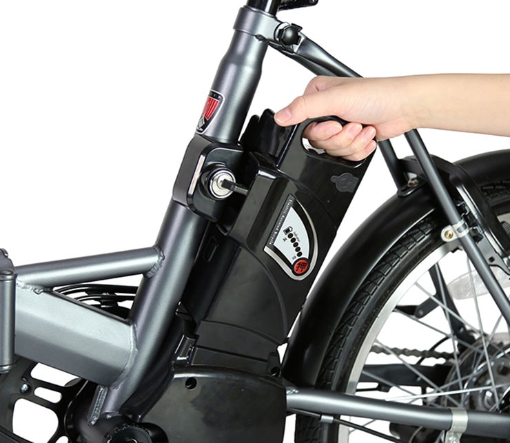 CHESTAR(チェスター)FDB206E 20インチ 外装6段変速 折りたたみ自転車 電動自転車 -26