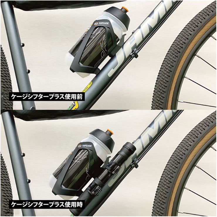 ケージシフタープラス ダボ穴位置を1.5-4.5cm移動可能 ベルクロストラップ付き