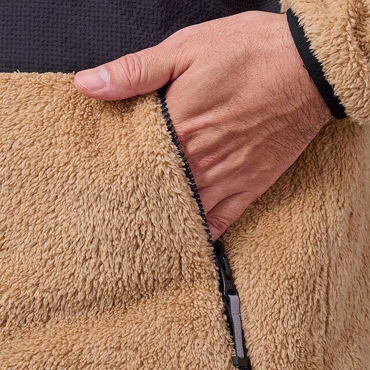 [25w] 9370-BL バリア フリース パーカー ジャケット