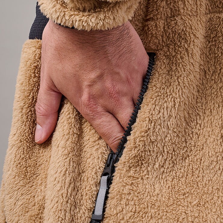 [25w] 9370-BL バリア フリース パーカー ジャケット