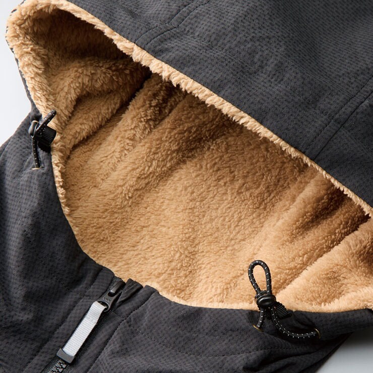 [25w] 9370-BL バリア フリース パーカー ジャケット