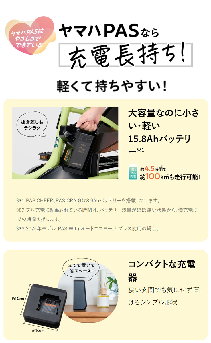 PAS CITY-X(パス シティ X)「PA20CX」20インチ 3段変速 電動自転車 -26