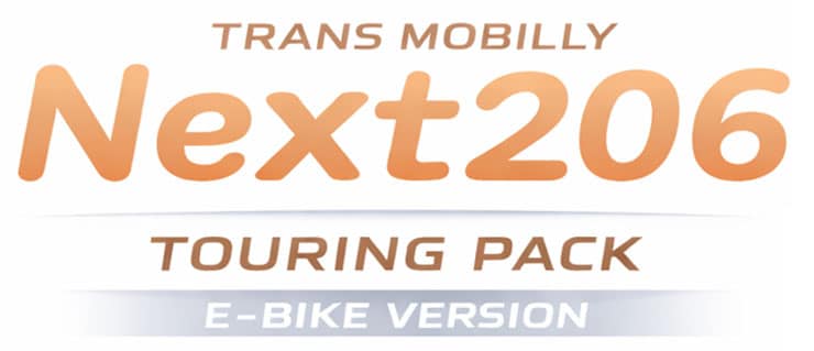 旅にでよう!ツーリングパック(電動)TM NEXT206 20インチ 6段変速 バッグ/ライト付属 折りたたみ自転車 電動自転車