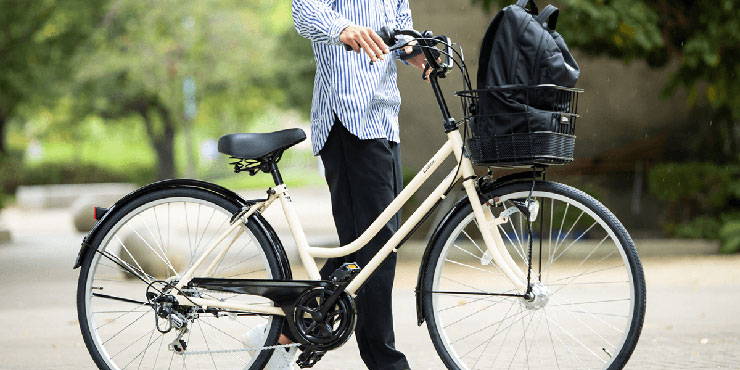 Cream City（クリーム シティ）BAA260-O 26インチ 変速なし ダイナモライト シティサイクル ママチャリ 自転車