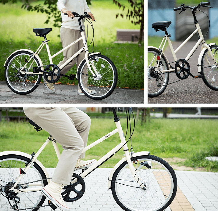 Cream Mini（クリーム ミニ）BAA206-O 20インチ 外装6段変速 ミニベロ 自転車