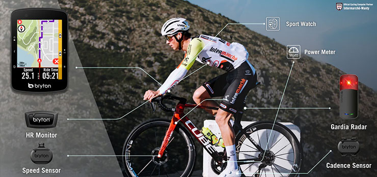 Rider650T ケイデンス・スピード・心拍センサー付 サイクルコンピュータ