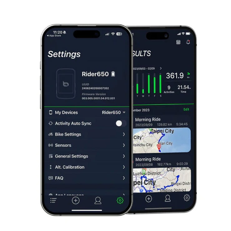 Rider650T ケイデンス・スピード・心拍センサー付 サイクルコンピュータ