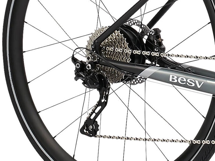 JF1「YTRT08」700C 10段変速 フレームサイズ:455mm 電動自転車 クロスバイク -25