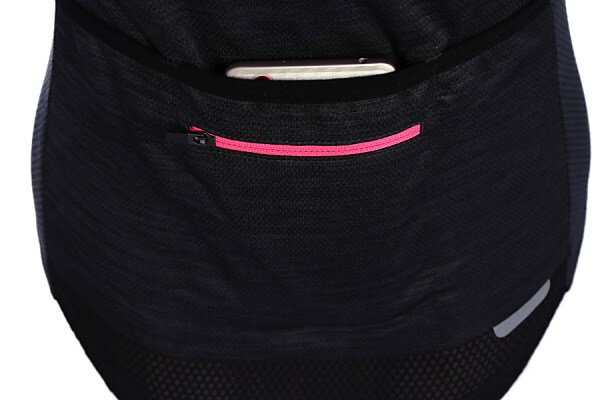 Wレギュラーフィット半袖ジャージ-J レディース フルジップ 紫外線対策