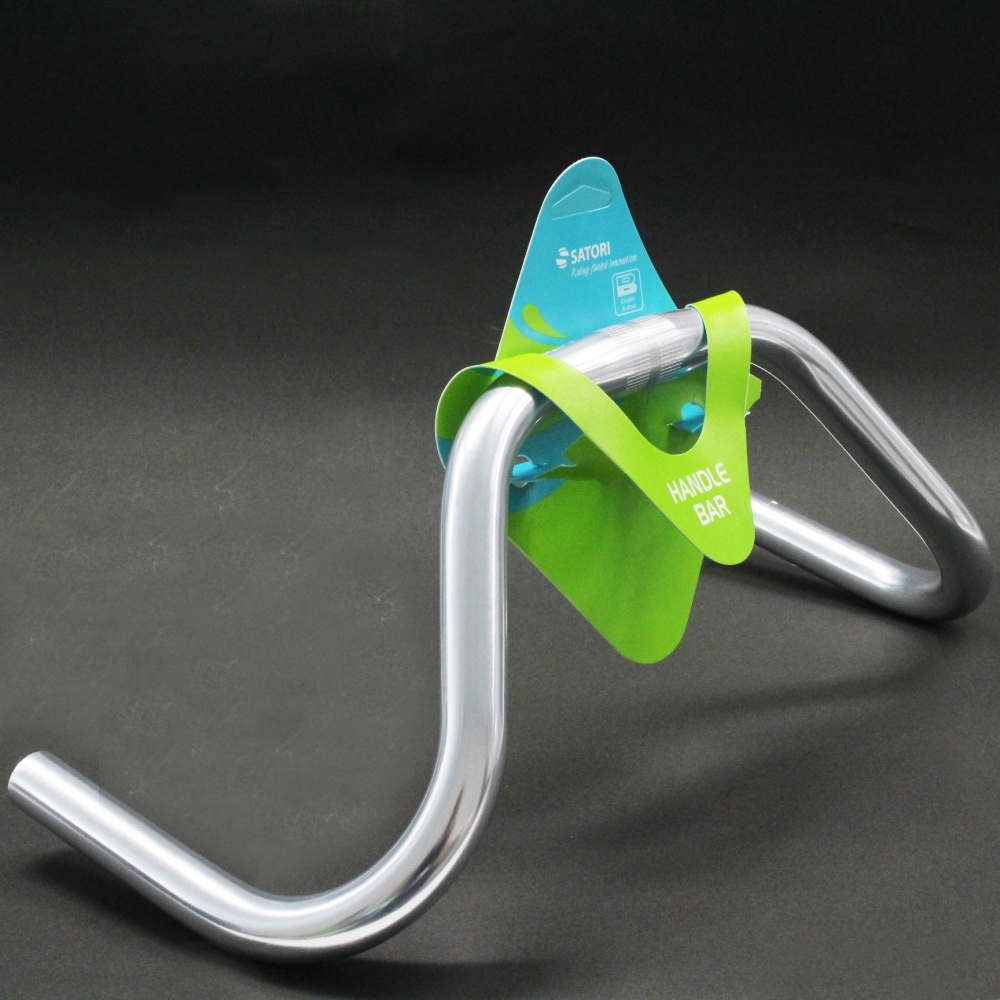 CONVOY（コンボイ）ミニドロップハンドル 幅:380mm バークランプ径:25.4mm シルバー