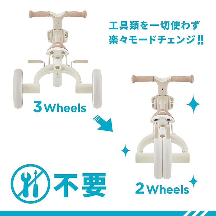 ラーニングトライク 3in1 プラスECO 子供用 三輪車