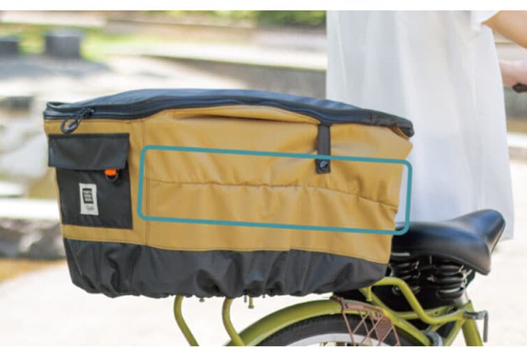 D2R-600 2段式厚手後ろカゴカバーPenta(ペンタ)