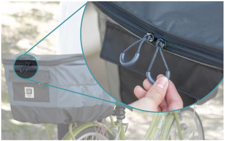 D2R-600 2段式厚手後ろカゴカバーPenta(ペンタ)