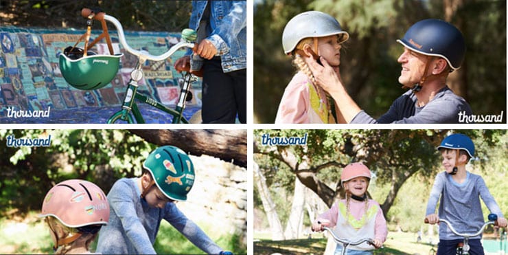 Thousand Jr(サウザンドジュニア)ヘルメット キッズヘルメット 頭周:49-53cm