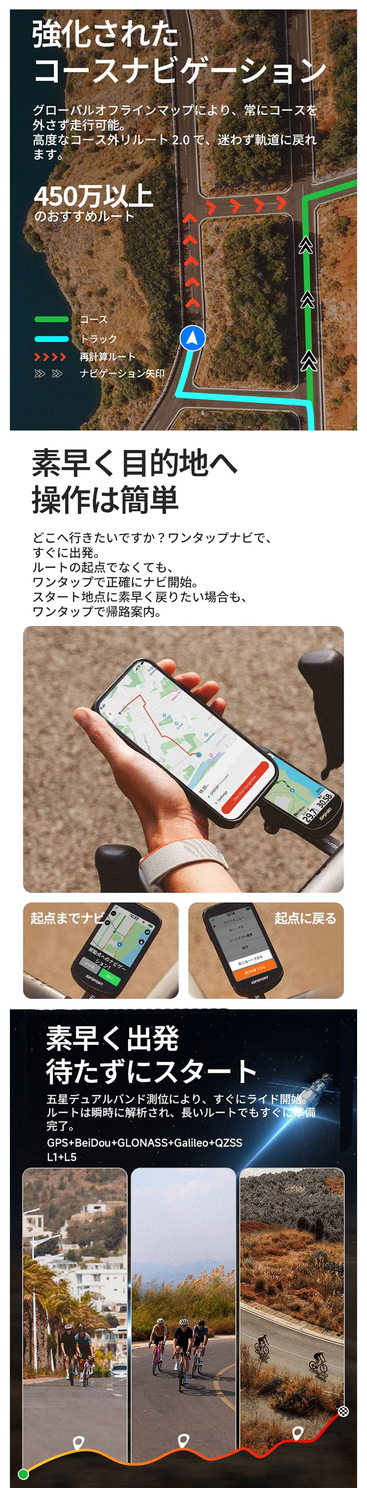 BSC500 BIKE SMART COMPUTER サイクルコンピュータ