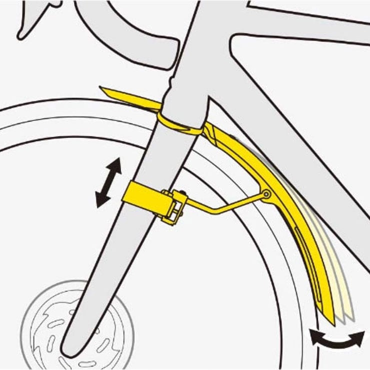 TETRAFENDER G1(テトラフェンダー G1)泥よけ フェンダー 前用