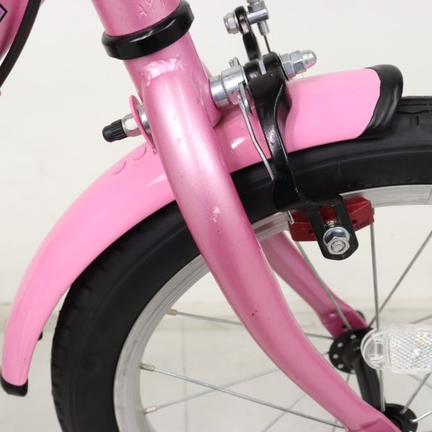 子供用自転車 キックバイク ピンク 16インチ ブレーキ付 キッカーグランデ 子供用自転車 キックバイク ピンク 16インチ ブレーキ付