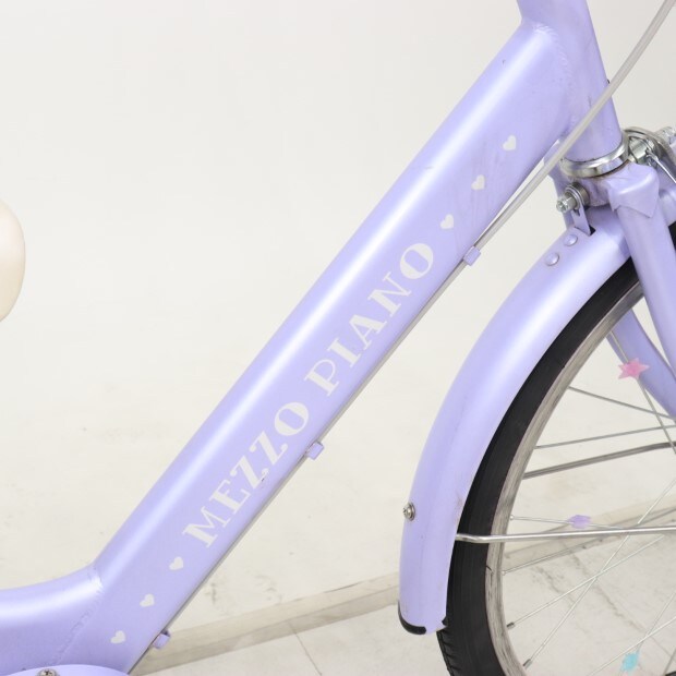 Mezzo Piano 子供用自転車 紫色　20インチ 25 車・バイク・自転車 【52】子供用自転車 子供車 MEZZO PIANO