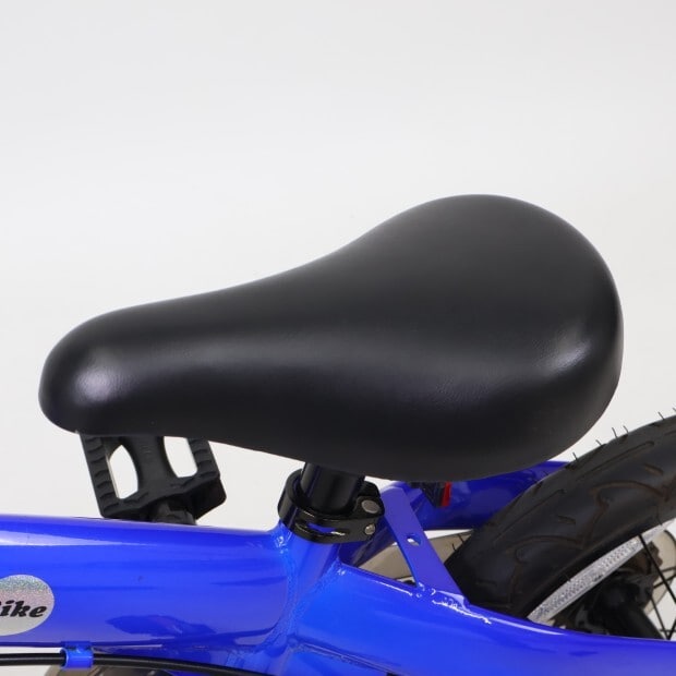 【へんしんバイクS】 ブルー 青 サドル2サイズ、プロテクター付 リユース】へんしんバイク 14インチ 子供用 自転車