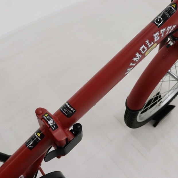 サイクルベースあさひMimolette 20インチ折りたたみ自転車 レッド リユース】ミモレット 200-L 20インチ 2020年モデル 折りたたみ自転車