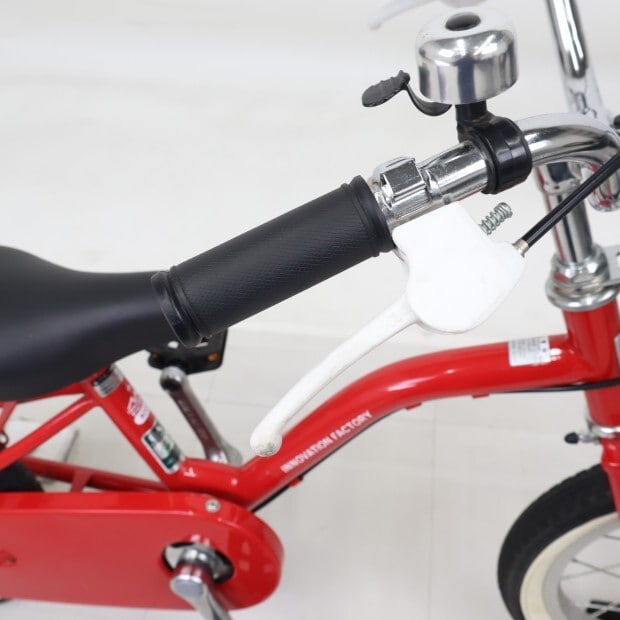 INNOVATION FACTORY 幼児用自転車 14インチ 赤 リユース】イノベーションファクトリーキッズ 140-O 14インチ 2024年