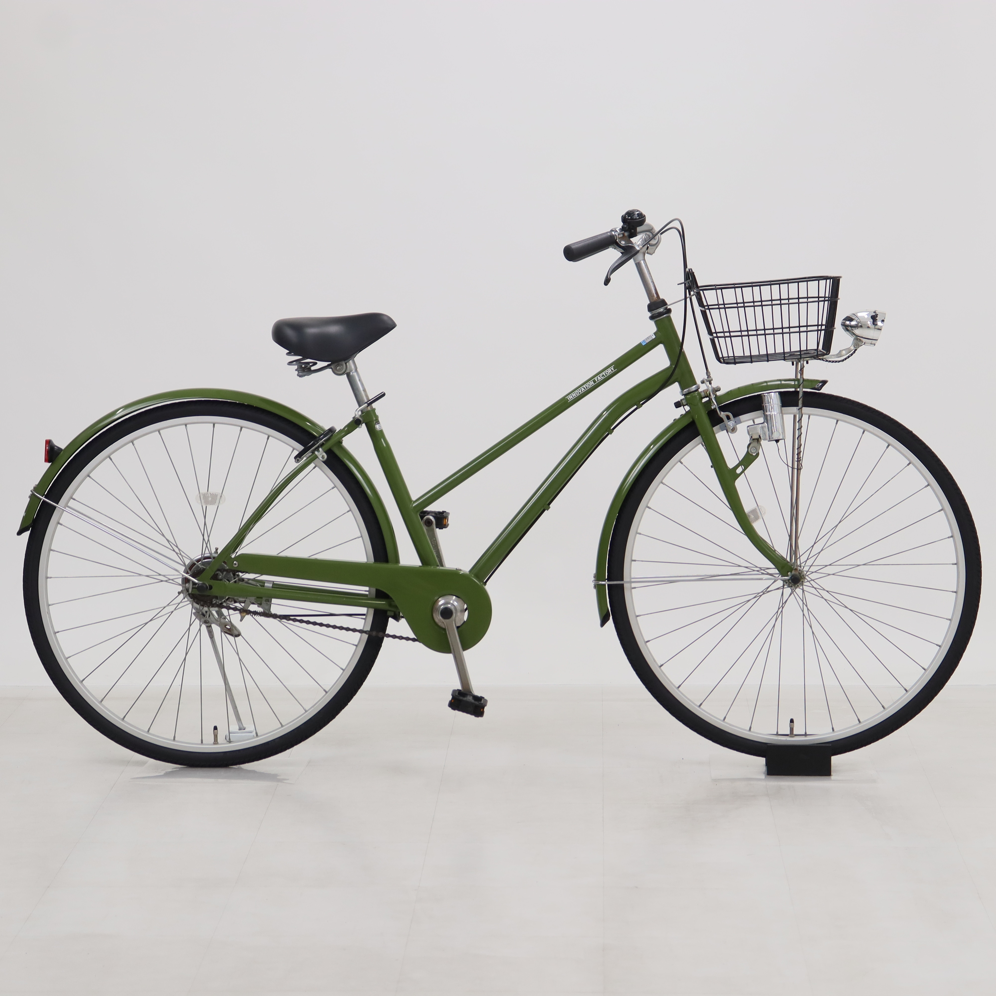 シティサイクル　緑 リユース】イノベーションファクトリーCITY 270-L 27インチ 2021年