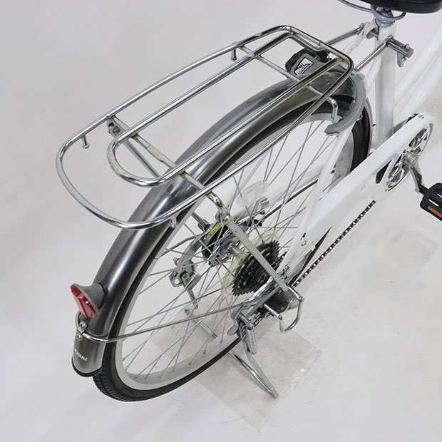 ☆新品・未使用 婦人用自転車 ママチャリ 24インチ シルバー サイクル 