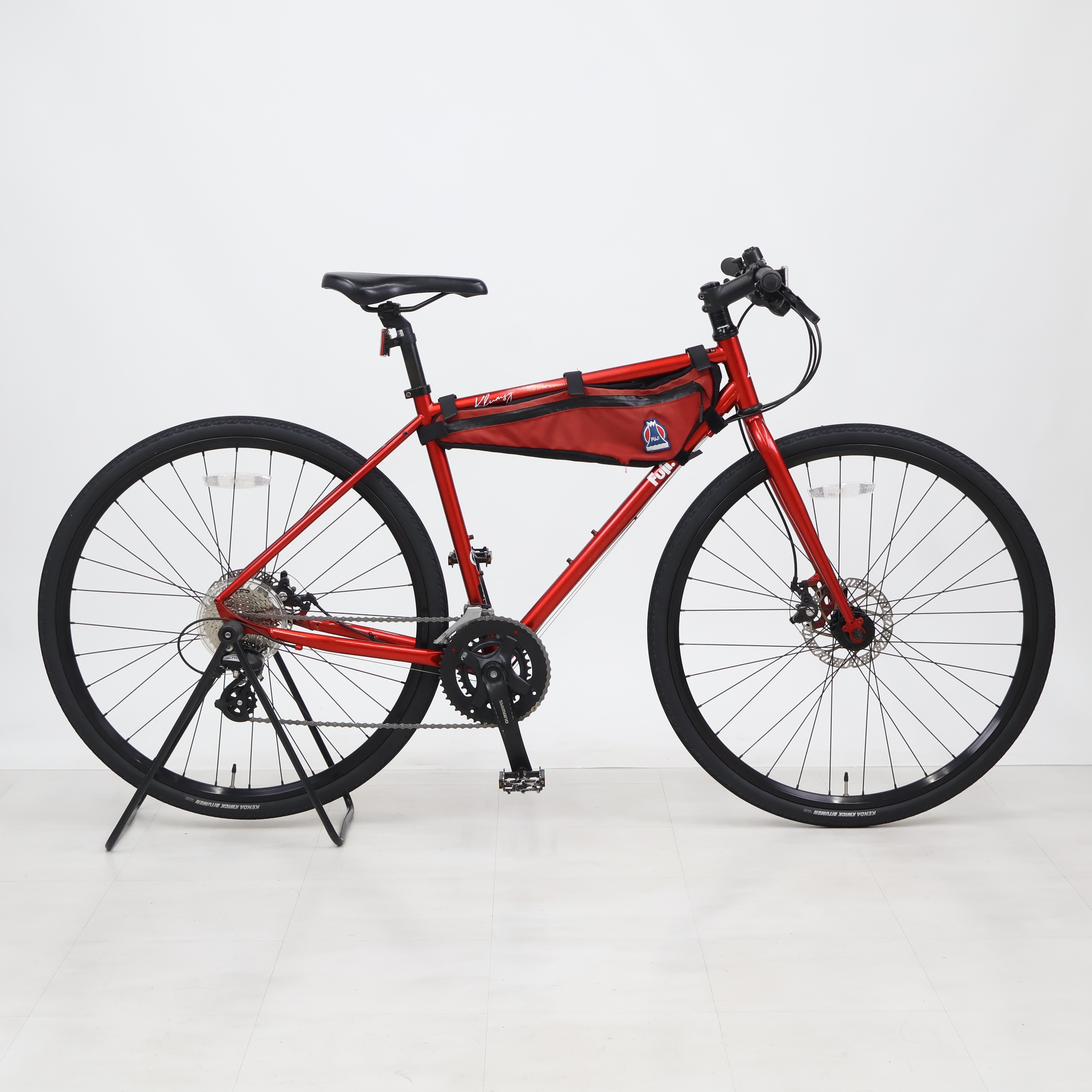 【博多】FUJI × あさひ限定 クロスバイク リユース】KLUMSY あさひ限定 49cm クロスバイク 自転車