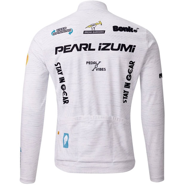 PEARL IZUMI プリントジャージ 裏起毛ベーシックフィットL新品 25w] 3455-BL プリント ジャージ（ベーシックフィット） 想定気温:15度