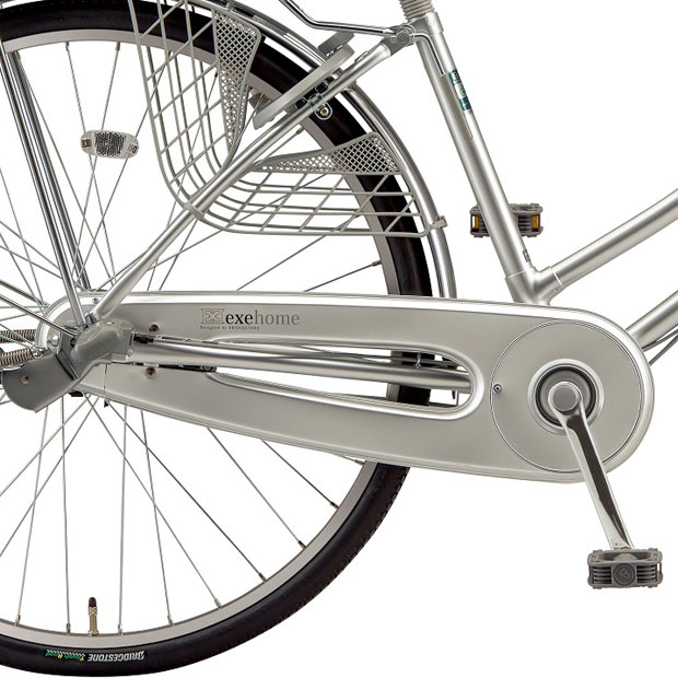 エグゼホーム W型フレーム「EX73W4」27インチ 3段変速 シティサイクル