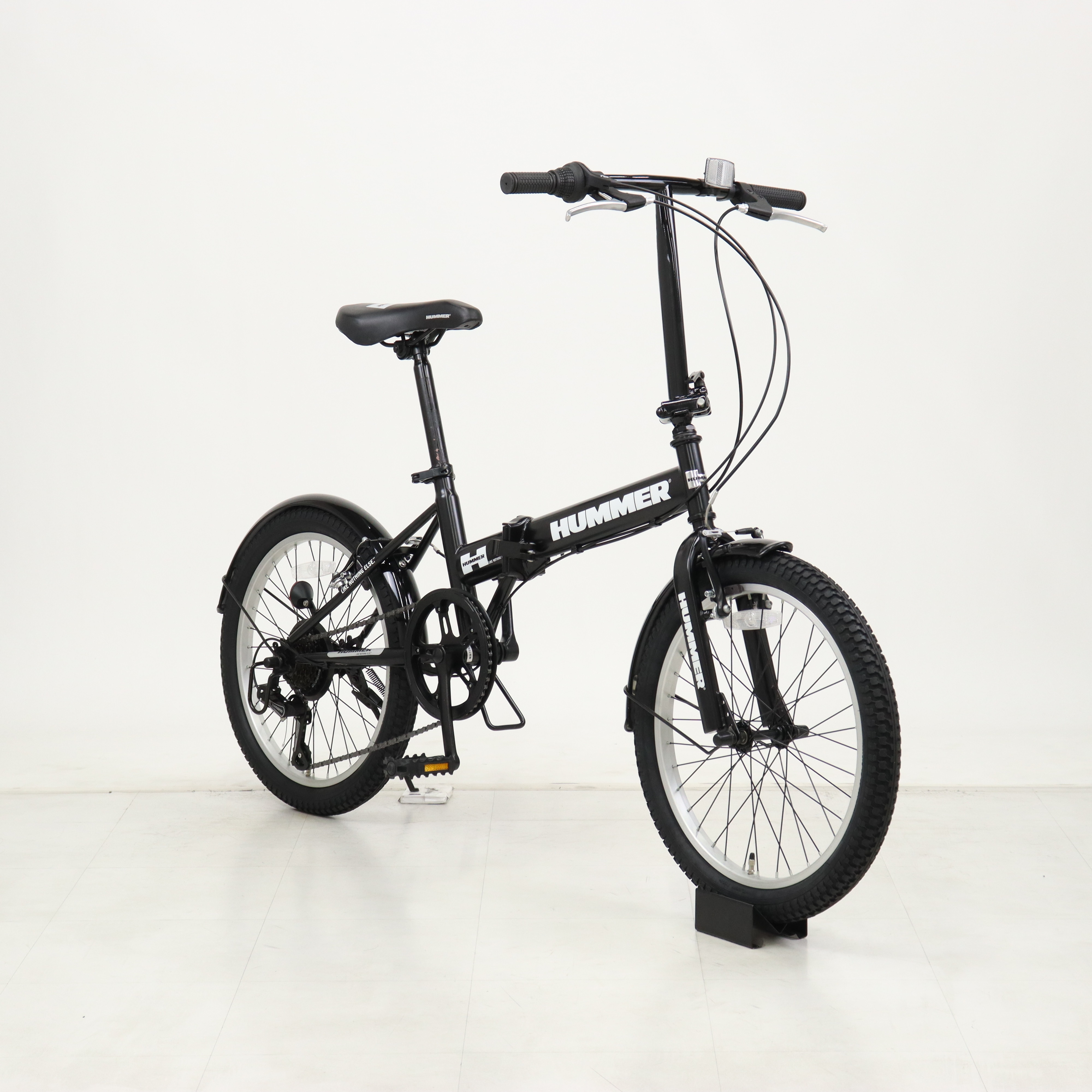 中古 HUMMER FDB206 TANK-G 20インチ 折りたたみ自転車 黒 HUMMER 「ハマー」FDB206 TANK-G 20インチ 折りたたみ自転車