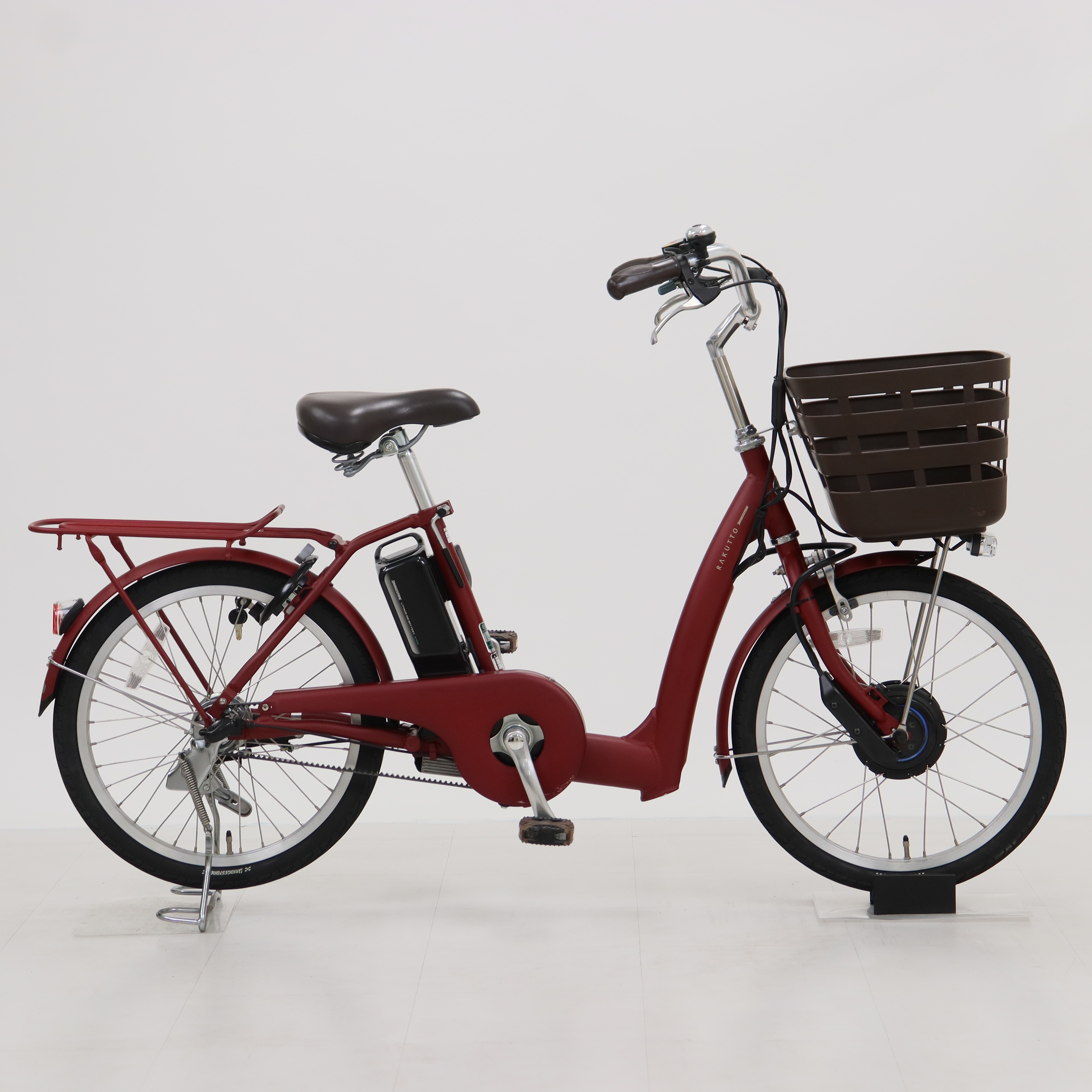 ★専用出品★　BRDGESTONE 電動アシスト自転車 赤 20インチ リユース】ラクット20「RK0B41」20インチ 2021年モデル 電動自転車