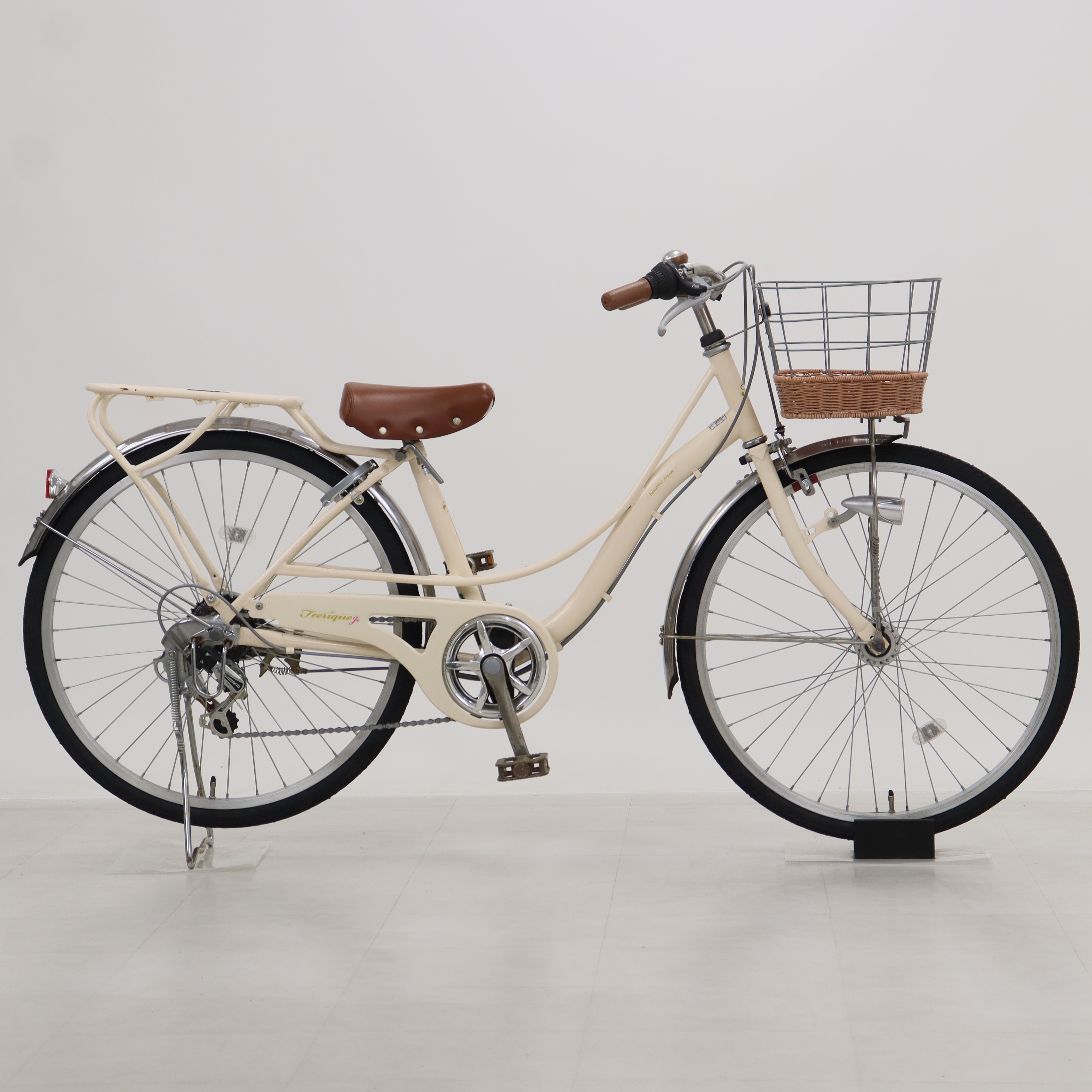 あさひ　ASAHI フェリーク Jr 24インチ　自転車　クリーム色 リユース】フェリークJr. 246HD-K 24インチ 2021年モデル 子供用 自転車