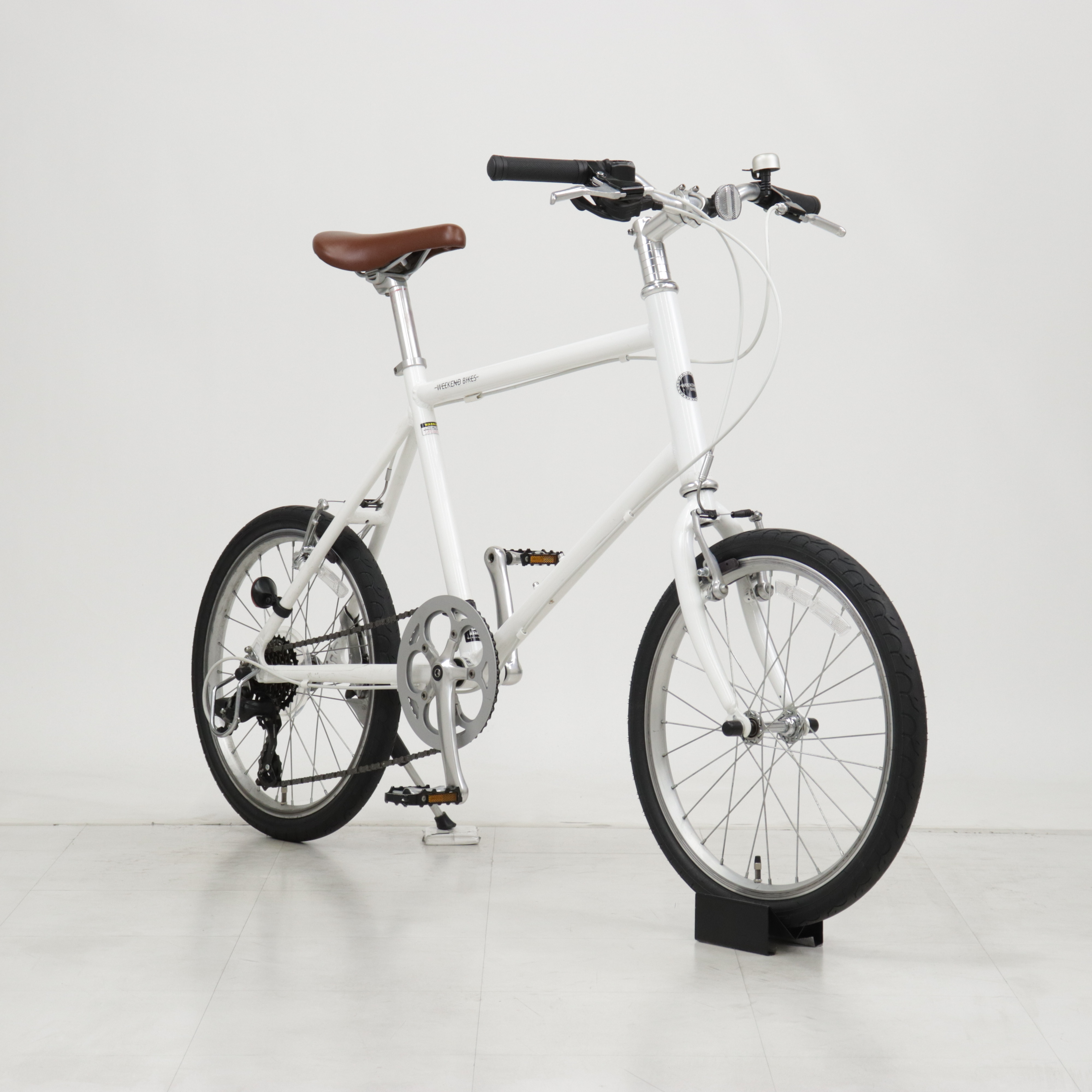 オオトモ ミニベロ 20インチ シマノ7段変速 自転車 LEDライト